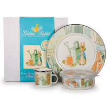 Golden Rabbit Watering Can Child Set